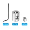 PATIKIL 6pcs 5mm Hole Wire Rope Clip Set 304 Stainless