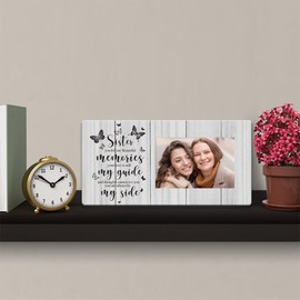 Memorial Gifts for Loss of Sister Memorial Picture Frames Condolence Gifts Sympathy Gifts for Loss of Loved One Photo Frame Grief Gifts for Women Remembrance Decorations for Wall Desk Tabletop Shelf 2