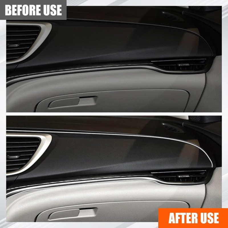 Car Interior Moulding Trim Strips, 33Ft/10M Universal Electroplating Decoration Filler