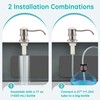 Delle Rosa Soap Dispenser,17OZ Liquid Soap Dispensers for Kitchen Sink,