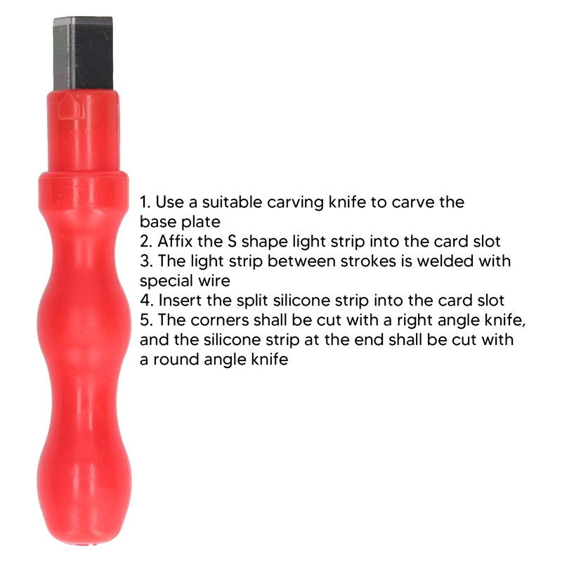 Hand Carving Cutter with PC Handle High Speed Steel Blade