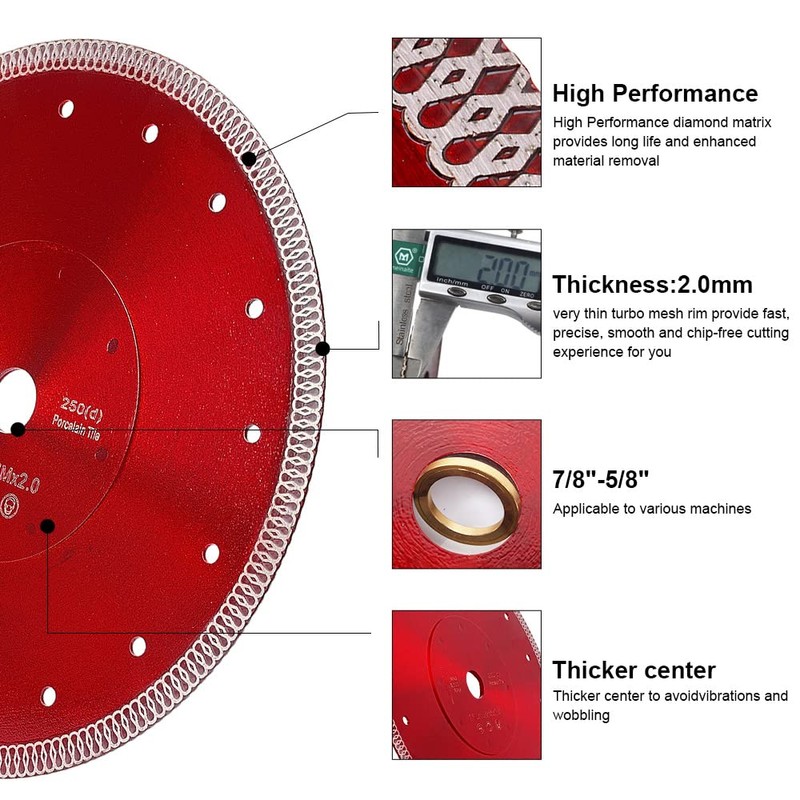 Casaverde 10 Inch Diamond Porcelain Cutting Blade (10 inch)