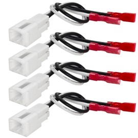 4Pcs 72-7902 Front Dash Tweeters Speaker Wiring Harness Adapter Connector Plug for 2005-2022 Dodge Ram Jeep Chrysler