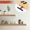 BLOOPIC Shelf Brackets T Shape (4 Pack) Bracket Hidden Floating