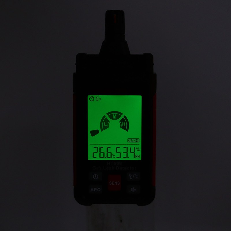 Gas Detector Propane Leak Tester Alarm Temperature Humidity Sensor Tool