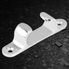 Qiilu 102MM Fairleader Boat Cleats Marine Mooring Cleats Stainless Steel