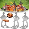 2PCS 2025 New Stainless Steel Funny Hot Dog Holders for