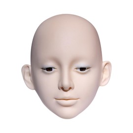 JINGFA Eyelash Training Kit Mannequin Head for Lash Extension Practice Head for Eyelash Extensions and Make Up 3 Layers Makeup Practice for Beginner