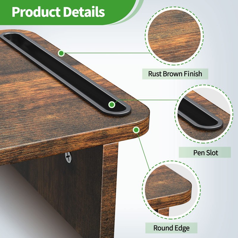Zimilar Dual Monitor Stand Riser, Monitor Stand with Adjustable Length