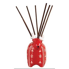 Reindeer Red White Reed Diffuser Crimson Fragrance by Pomeroy