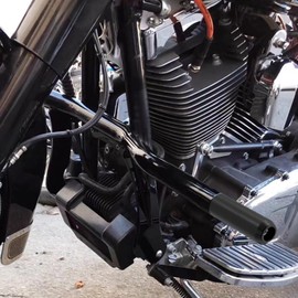 HDBUBALUS Motorcycle Crash Bar Engine Guard Highway Crash Bar Fit for Harley Touring Street Glide Road Glide Road King Electra Glide Ultra 2014-2024 Black