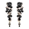 BriLove Women's Wedding Bridal Dangle Earrings Bohemian Boho Crystal Multiple
