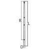 Yacht Steel A2 AISI 304 Stainless Steel Flag Stick