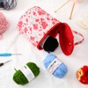 Coopay Small Yarn Storage Bag, Crochet Bag, Knitting Bag, Knitting