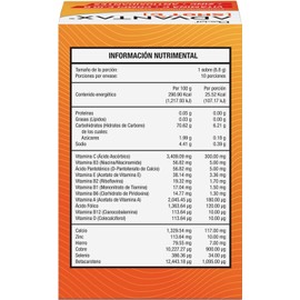 ADVANTAX Shot C, Vitaminas Complejo B + Vitamina C Efervescente, Energía y Antioxidantes