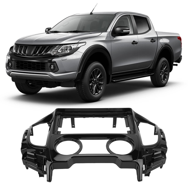 2DIN Car Stereo Radio Fascia Navigation Panel Trim Replacement for