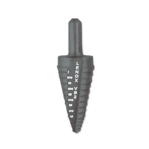 LENOX Step Drill Bit, 1/2-Inch to 1-Inch with 3/8-Inch Shank (30882VB2)