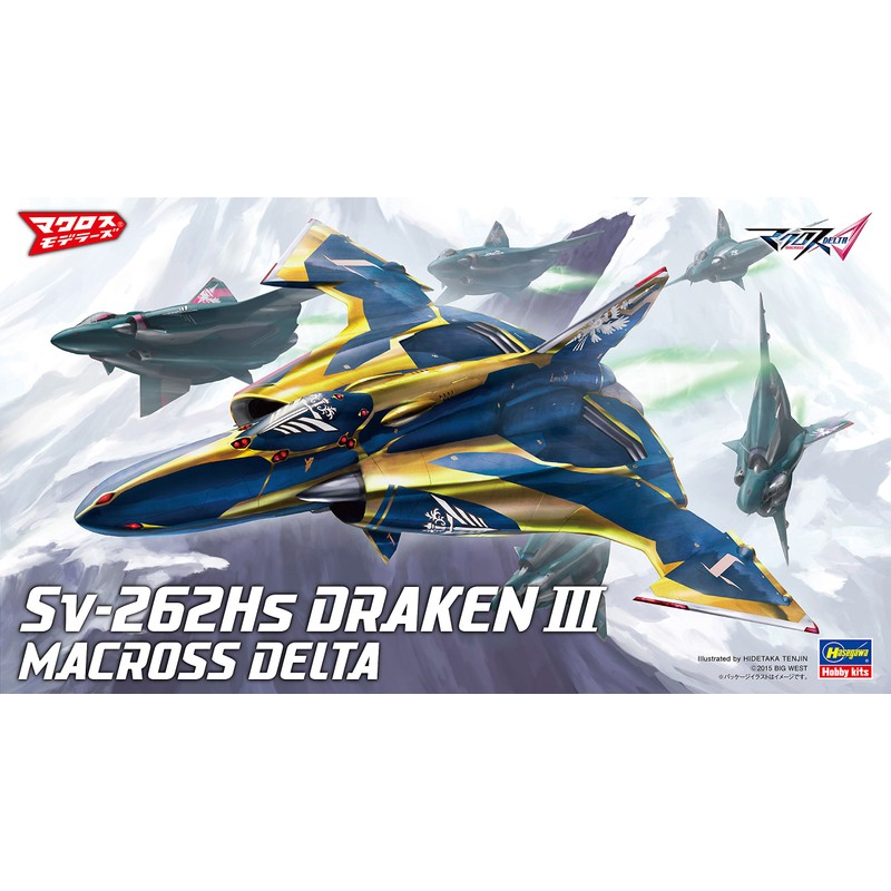Hasegawa Macross Series Macross Delta Sv-262Hs Draken III Keith Aero