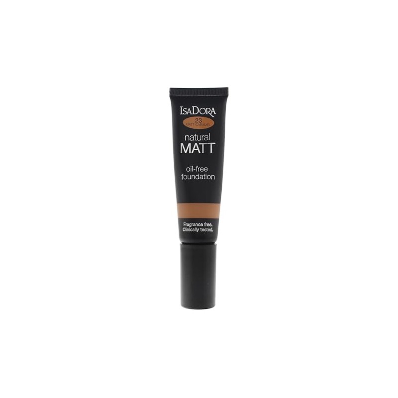 Isadora Natural Matt Oil-Free 23 Caramel Foundation 35ml