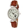 Arias WW20022A Women's Analog Wristwatch, Waterproof, Leather Strap, Cat, White,