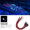 50Pcs LED Lights Emitting Diodes Pre Wired Prewired Round Head
