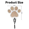 Gxdamxz Wooden Dog Coat Rack, Dog Lead Holder for Collar