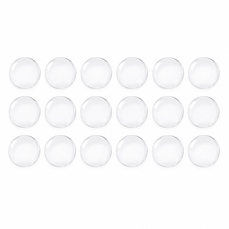 Clear Door Knob Wall Protectors – 40×8mm Bumper Pads for