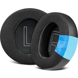 SOULWIT Cooling Gel Earpads Replacement for Alienware AW310H/AW510H 7.1 PC Gaming Headset, Ear Pads Cushions with Noise Isolation Foam - Black