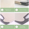 KPYTO Breakfast Boards Set of 4 25 x 15 cm