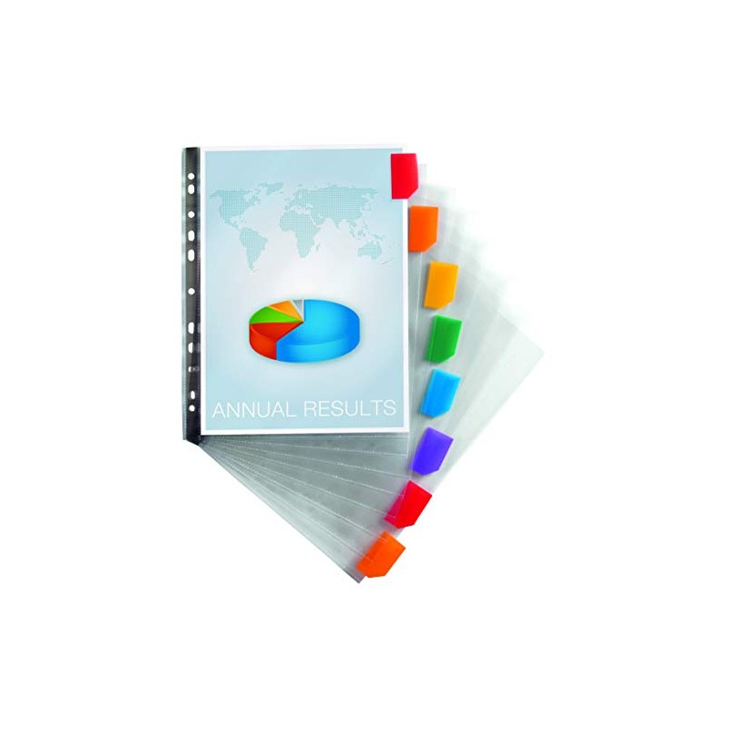 Viquel - 8 x A4 Maxi - Rainbow Class Dividers