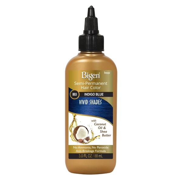Bigen Semi-Permanent Haircolor #Ib3 Indigo Blue 3 Ounce (88ml) (3