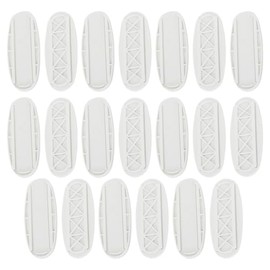 Soporte Autoadhesivo Ovalado para Regletas 10 Piezas Plástico Resistente sin Clavos Organizador de Pared para Enchufes Adecuado para Oficina Cocina y Hogar