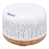 Desktop Humidifier 300ml Wood Grain Design Low Noise Aromatherapy Humidifier