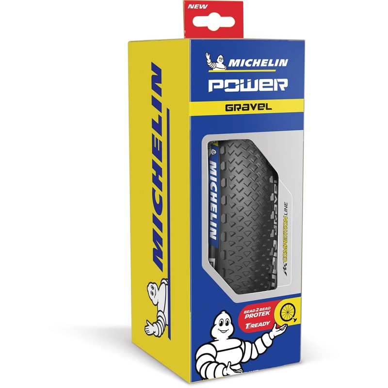 MICHELIN TYRE Power Gravel Skin 700x47C Black TS TLR