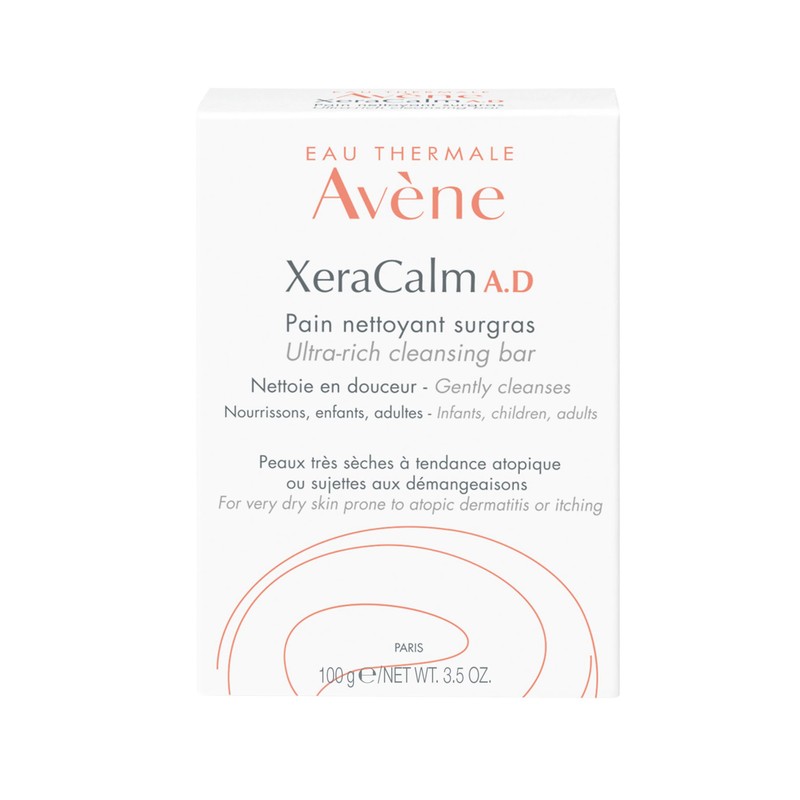 Avene Xeracalm A.D, Barra Dermolimpiadora, Piel Seca, 1pza