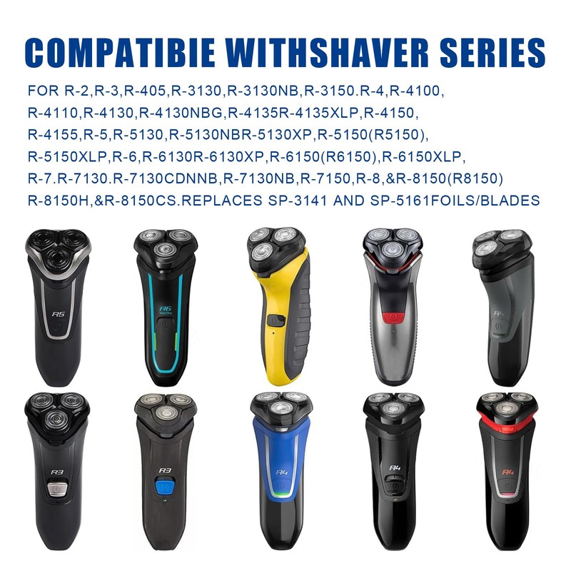 Rotary Replacement Shaver Head,Compatible with Remington Shaver Series,forR3,R4,R5,R6,R7,R8,SP-3141 and SP-5161