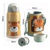 Termo Infantil Con Funda Portátil Vaso Térmico Niños 550ml