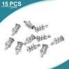 sourcing map GPU Spring Screws, 15pcs M2x9mm 5.5mm Spring OD