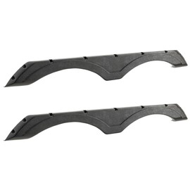 RecPro RV Black Tandem Fender Skirt | 67 1/2" W X 8" H | Forest River Salem Wildwood | Made in USA