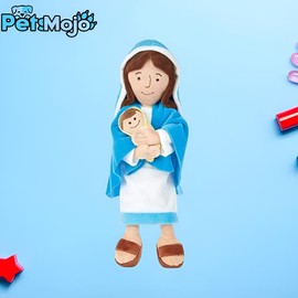 Virgin mary plush pillow, Christian Baptism gift, Thanksgiving Christmas gift, lovely plush gift, Soft and cuddly toy for kids and adults, bedroom decor, home decor, plush doll toy for christmas party holiday home garden decor, cuddly plush comfort toys