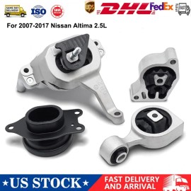 Juego automático de montaje de motor y transmisión de 4 piezas para Nissan Altima 2007-2017 2,5 L CVT