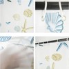 Meiosuns Shower Curtain Eco-Friendly Waterproof Bathroom Curtains Ocean Theme Semi