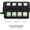 SABRENT 4 Port USB 3.0 Hub with Individual LED Lit