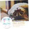 BUGUUYO 4pcs Interactive Cat Teaser Refills Swaying Plume Heads for