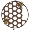 AB Tools Honeycomb Wind Chime Bee Bell Hanging Garden Yard