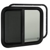 RV Window,24"W x 20"H Horizontal Sliding Replacement RV Window for