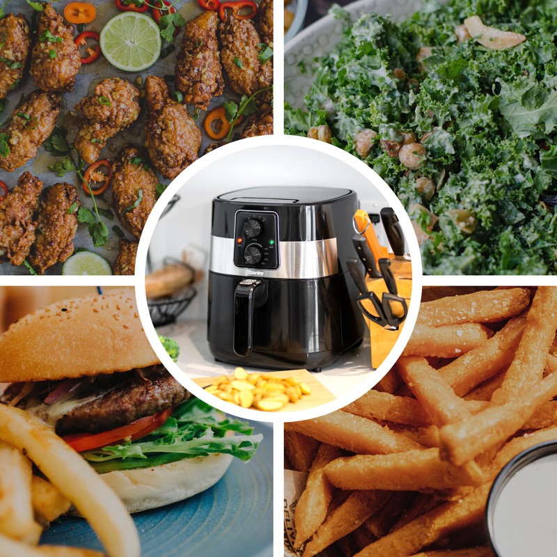 Danby DBAF03224BD11 3.2 Qt./3.5 L Air Fryer in Black with