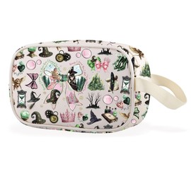 Transparente Make-up-Tasche mit Musik, Hexe, Musiktheater-Fans, Geschenk für Hexenliebhaber, Bow Musical Cbag EU, Multifunktional: