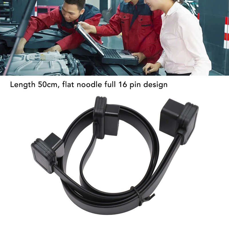 50cm OBD Splitter Extension Cable 16 Pin Male to Female