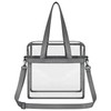 Oraben Clear Bag Stadium Approved 12x6x12 Clear Tote Bag with